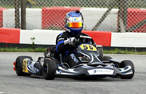 Ronnie Bremer havde ikke glemt hvordan det er at køre gokart